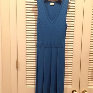 RODIER "French designer" Blue knitted Dress